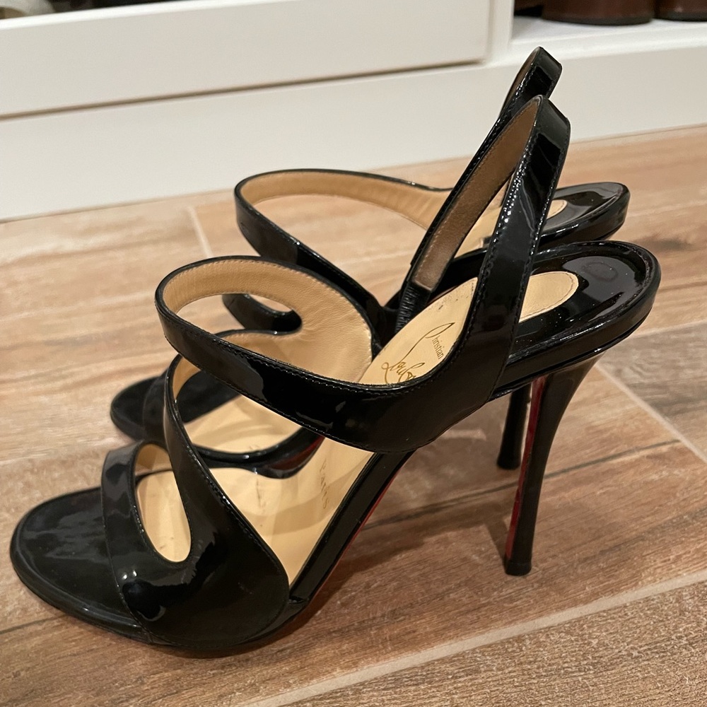 Authentic Christian Louboutin Strappy heel